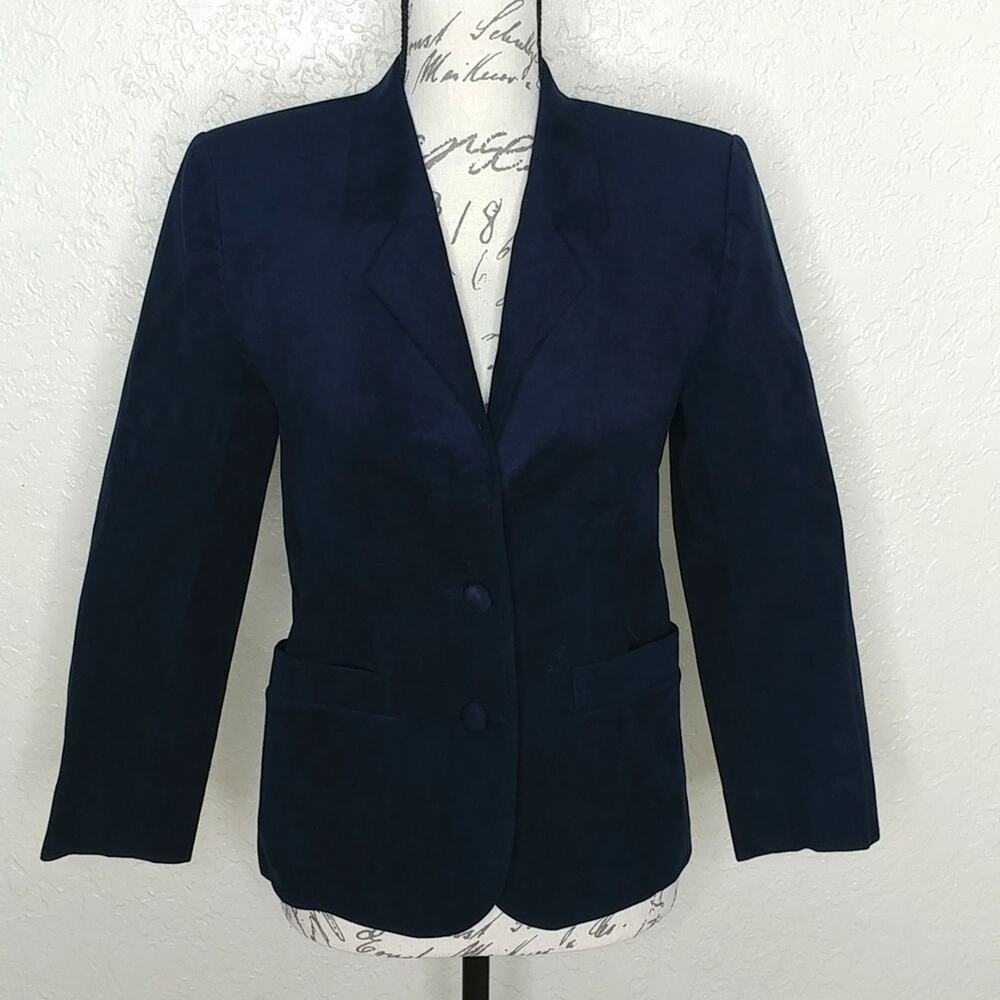 Two Button Blazer Blue